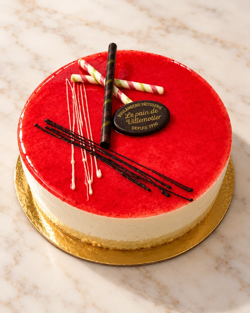 Bavarois framboise