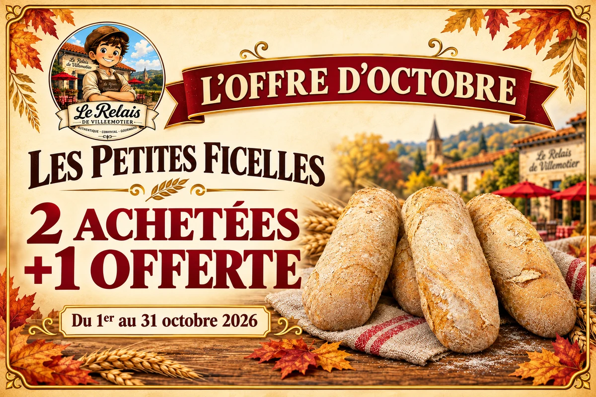 En octobre : 2 petites ficelles achetées, 1 offerte !