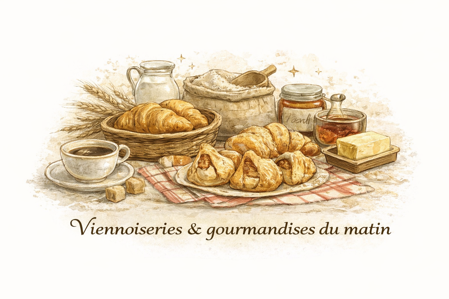 Viennoiseries artisanales maison